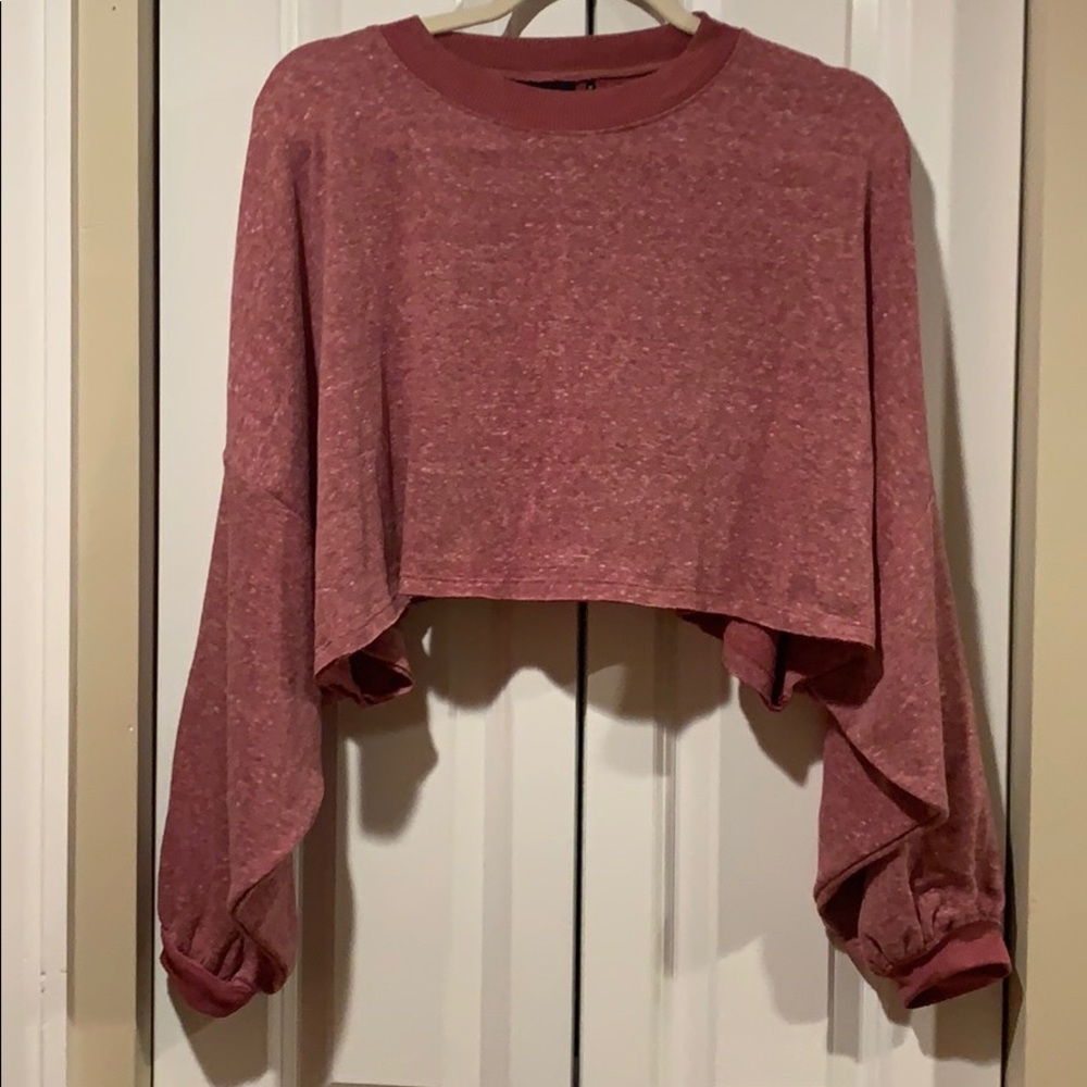 Cropped sweatshirt